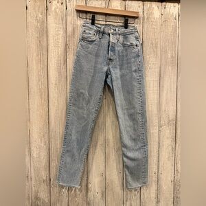 Light Blue Levi Premium 501 Jeans